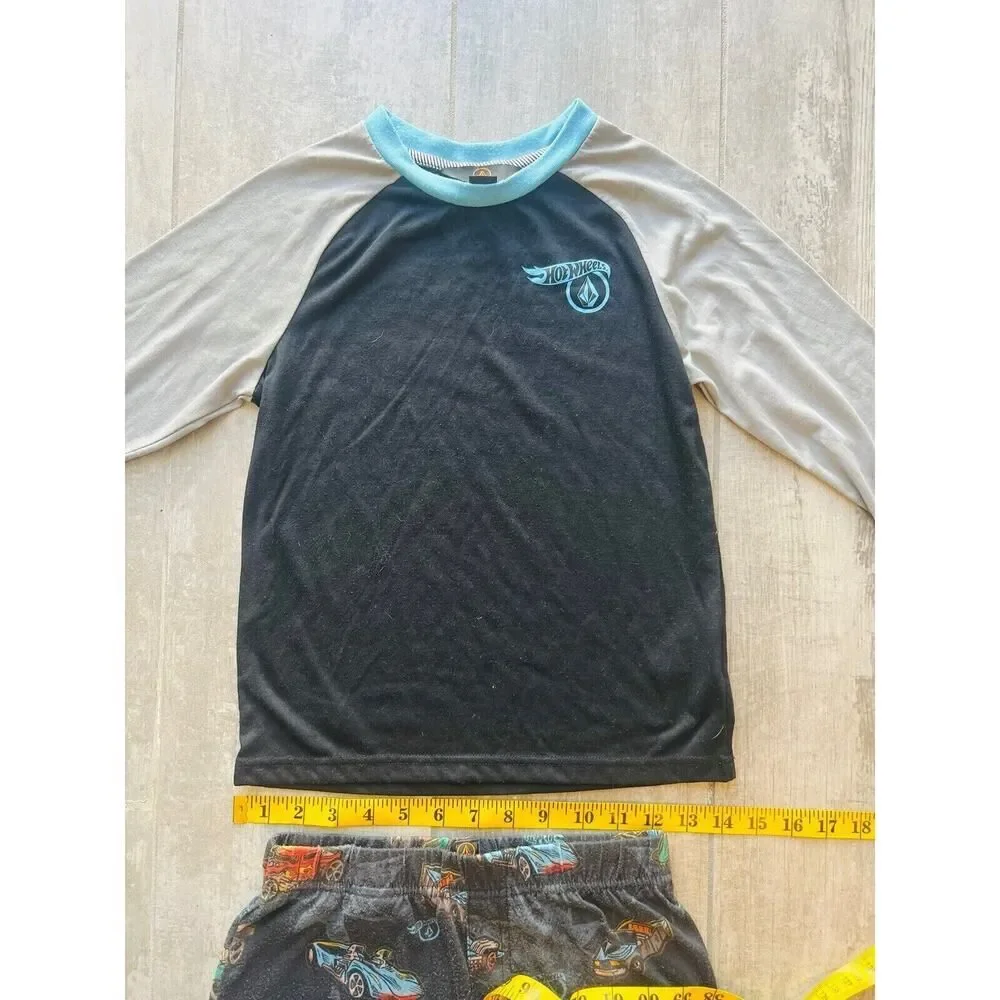 VOLCOM x HOT WHEELS Boys Lightweight 2 Piece pjs Pajama Set Sleep Lounge 7